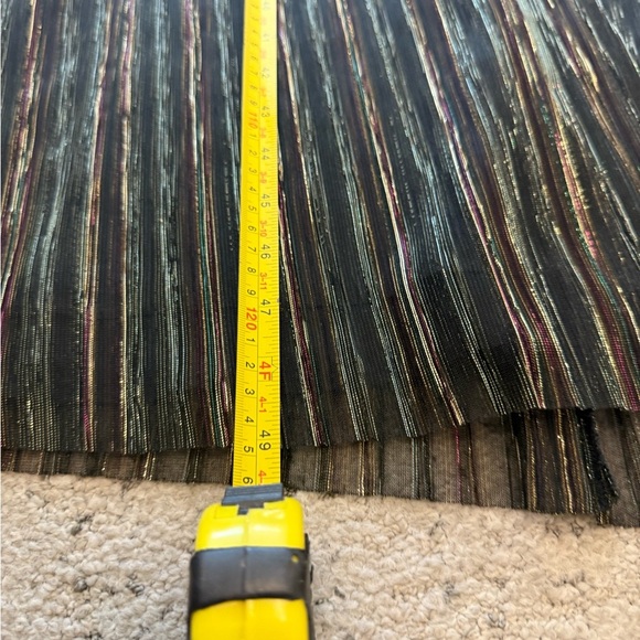 Johnny Was M EUC Metalic Green Halter Maxi Dress with scarf wrap iridescent. - Picture 10 of 14